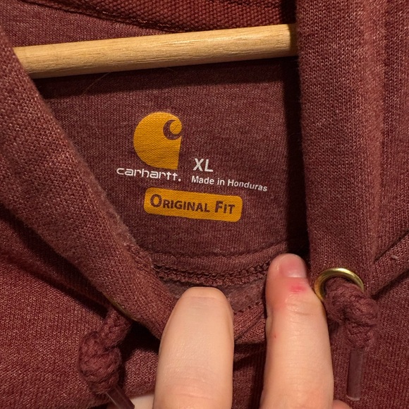 Carhartt Men's Red Hoodie - Picture 2 of 7